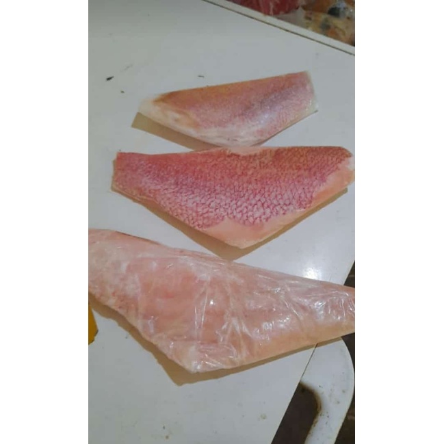 Jual IKAN KAKAP MERAH FILLET FROZEN FRESH SEGAR PUTIH BEKU RED WHITE ...