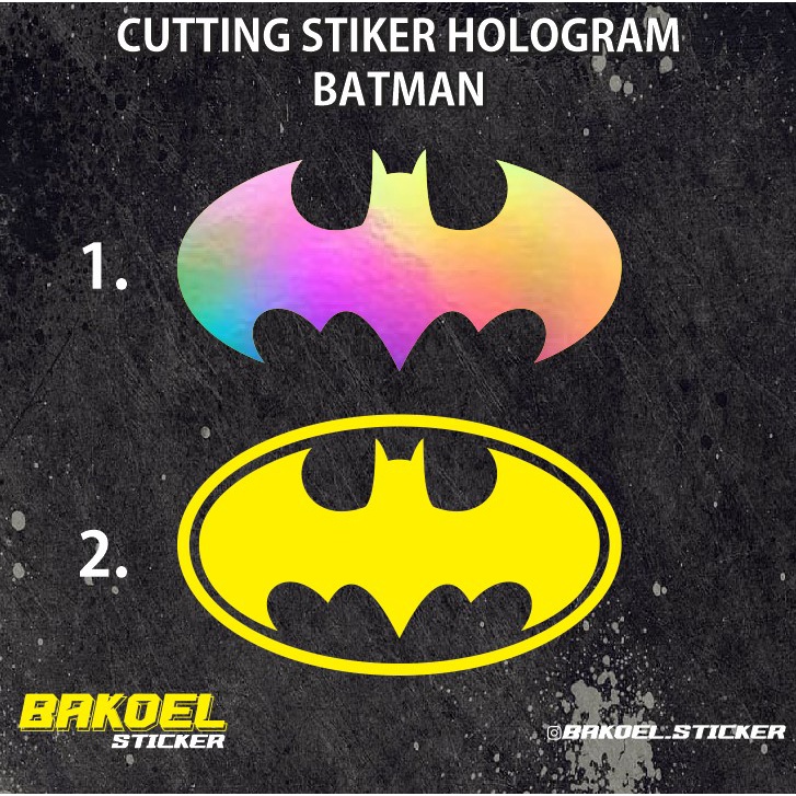 Jual STIKER CUTTING HOLOGRAM BATMAN MURAH | Shopee Indonesia