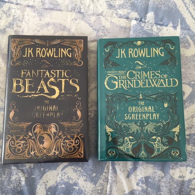 Jual (for both) Preloved Novel Fantastic Beasts 1 + 2 by JK Rowling ...