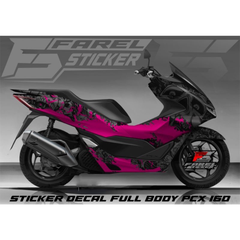 Jual Sticker Decal Full Body Honda Pcx Dekal Stiker Full Body Pcx Striping Variasi Decal