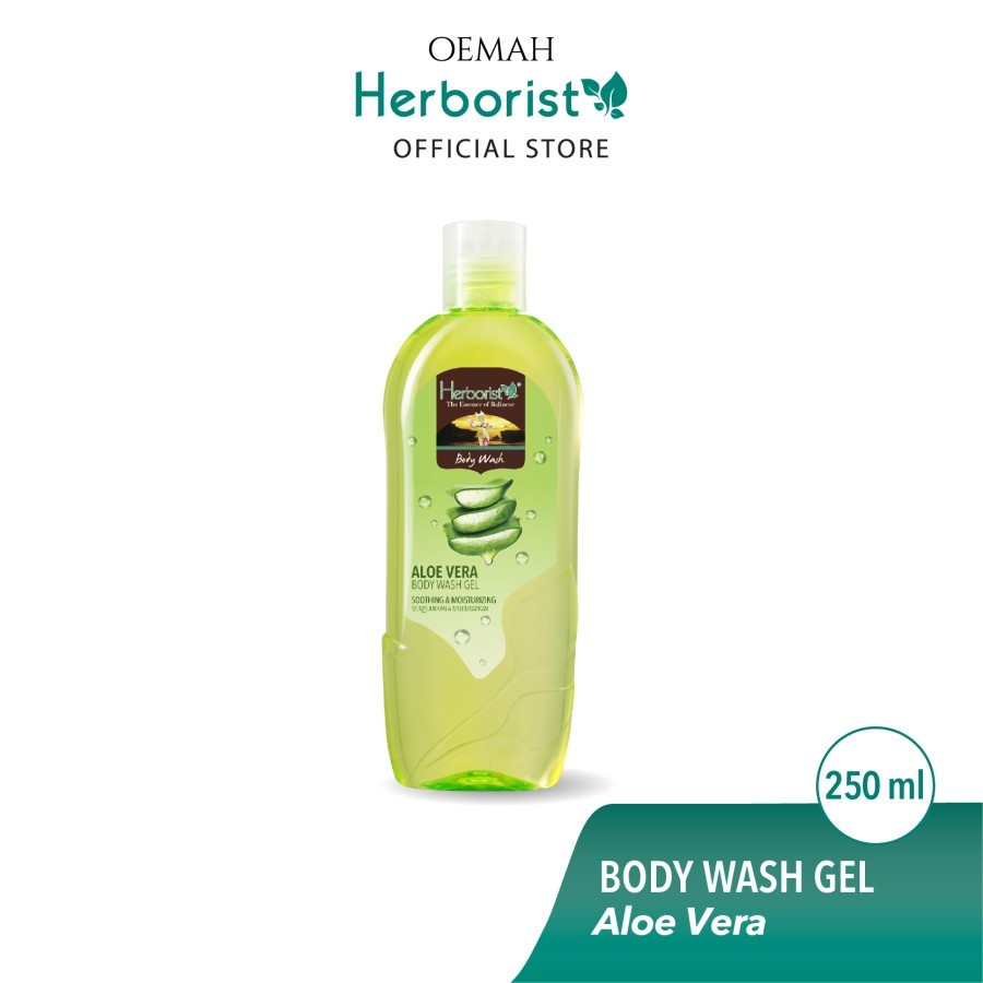 Jual Herborist Body Wash Gel Aloe Vera 250ml Sabun Mandi Cair Lidah ...