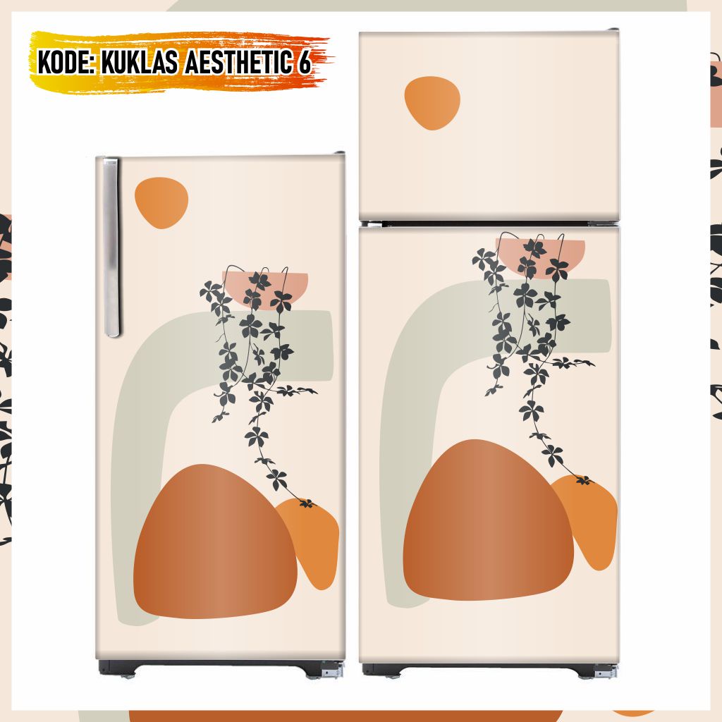 Jual STIKER Kulkas 1 Pintu dan STICKER Kulkas 2 Pintu Motif Terbaru ...