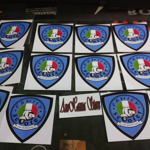 Jual Stiker motor Vespa Custom Gambar | Shopee Indonesia