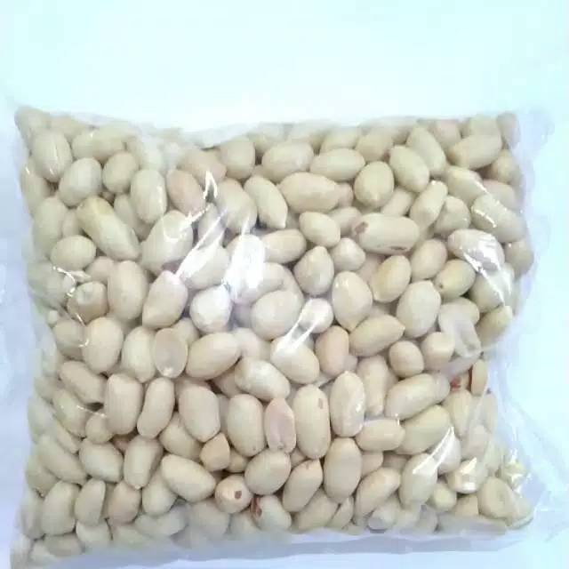 Jual Kacang Tanah Kupas 500 Gr Ukuran Besar Dan Ukuran Biasa Tanpa