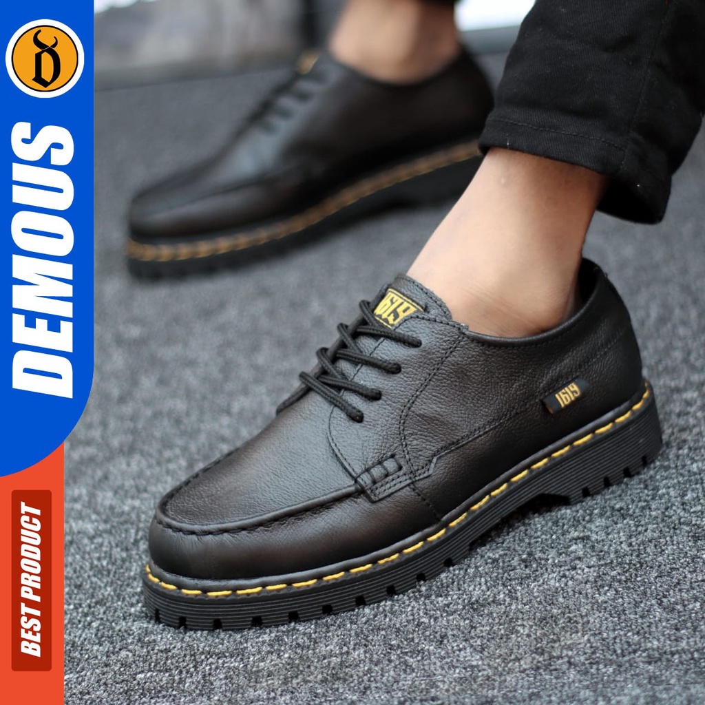 Jual DEMOUS Gon - Sepatu Formal Pantofel Kulit Asli Docmart Low Boots ...