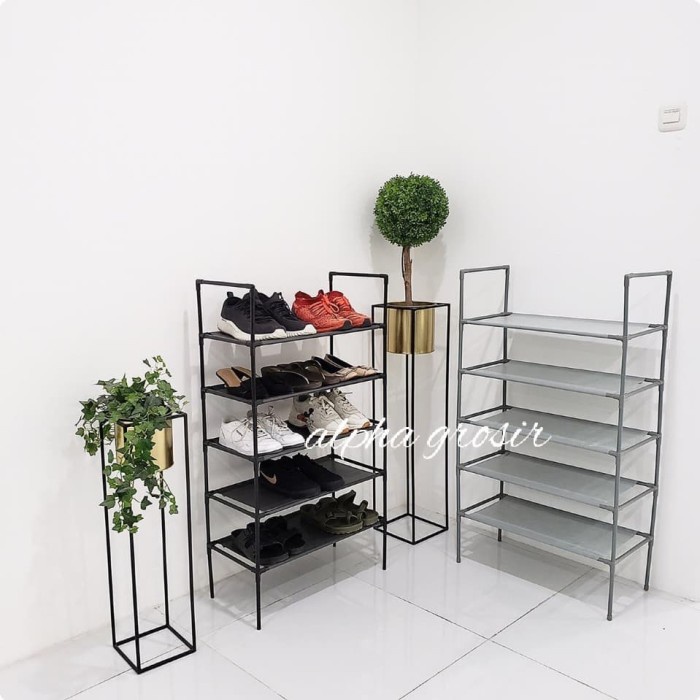 Jual RAK SEPATU 5 SUSUN PORTABLE (MUDAH DI BONGKAR PASANG) | Shopee ...