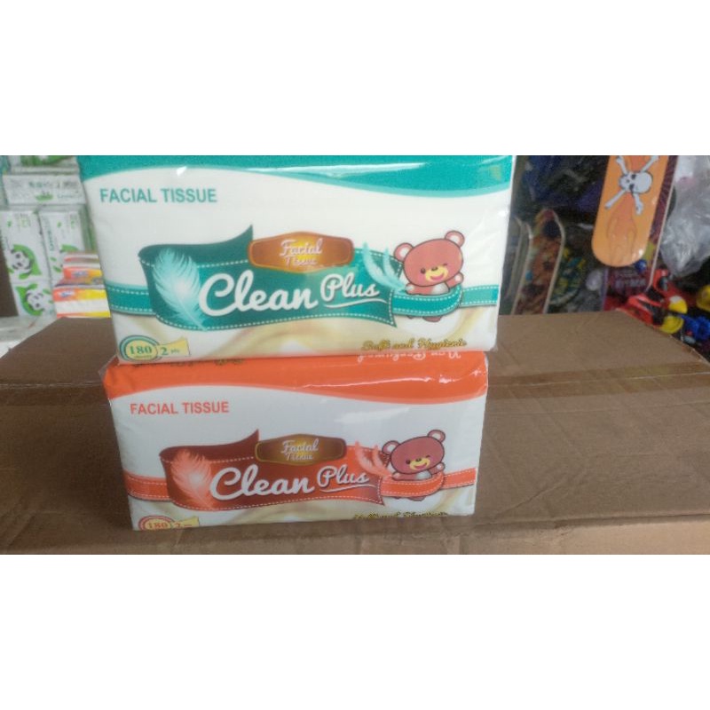 Jual Premium Tissue Tissu Nice 180's, Clean Plus 180 Sheet 2ply ...