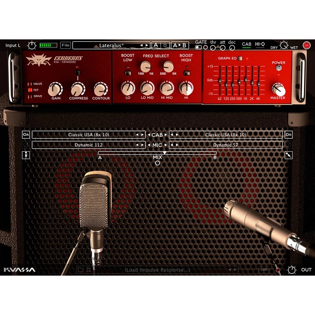 Jual Plugin Kuassa Cerberus Bass Amp EXEVSTAAX hreechannel bass
