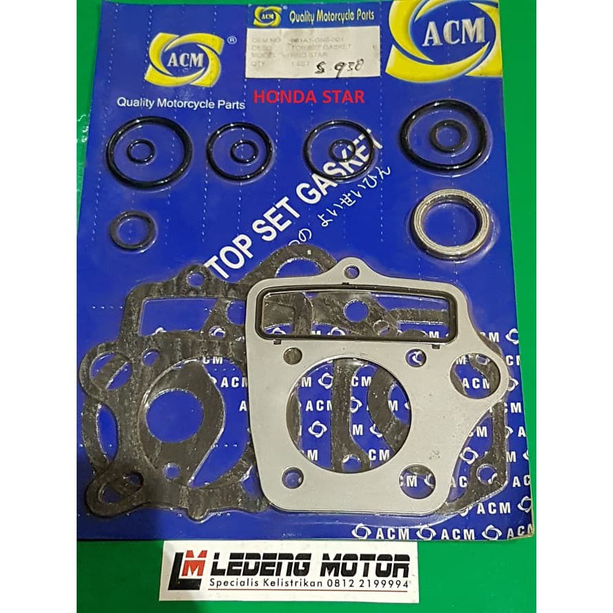 Jual Dijual Paking Top Set Honda Astrea Star Packing Topset Gasket Motor Tua Berkualitas