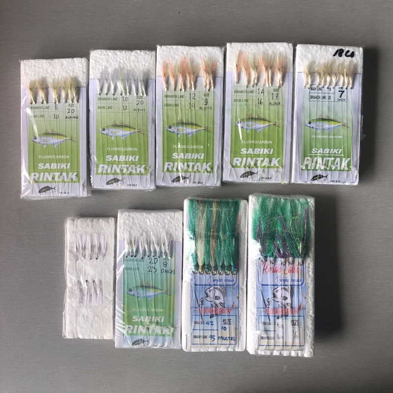 Jual RINTAK SABIKI FLOUROCARBON HANDMADE | Shopee Indonesia