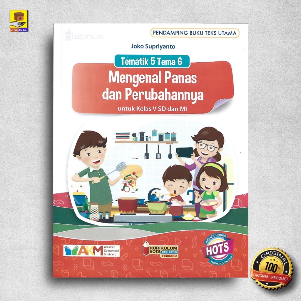 Jual BUKU TEMATIK SD KELAS 5 TEMA 1 2 3 4 5 6 7 8 9 AKM - HOTS PLATINUM ...