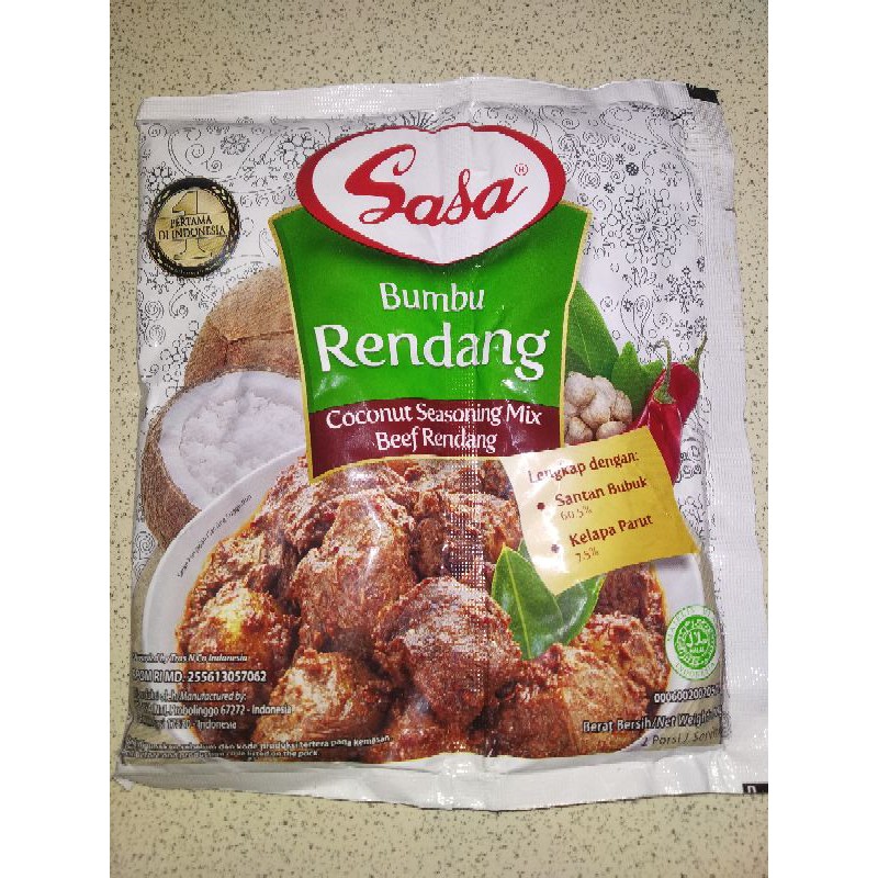 Jual Sasa bumbu Rendang 36g Lengkap dengan Santan | Shopee Indonesia