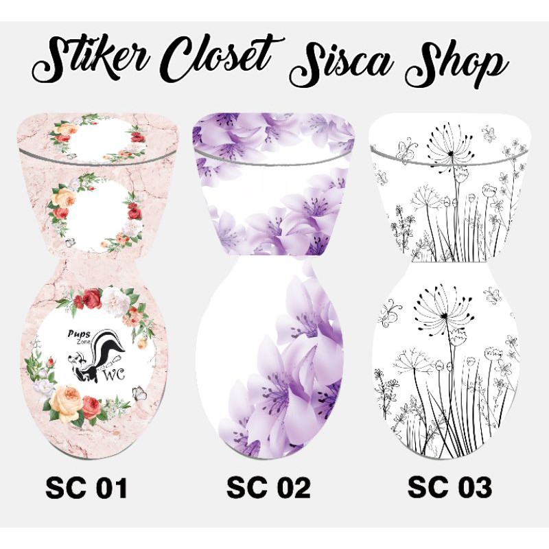 Jual STICKER CLOSET STIKER KLOSET ANTI AIR STIKER TOILET | Shopee Indonesia