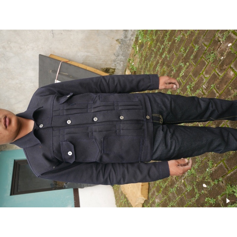 Jual indigo x black JACKET TIPE 2, 16OZ ( SIMISSTY DENIM ) | Shopee ...
