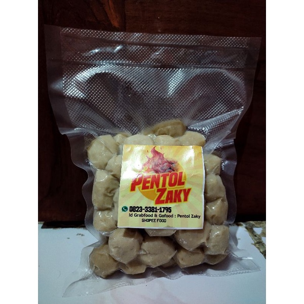 Jual Pentol Frozen Pentol Zaky Pentol Kecil Alus Kemasan Kecil Shopee