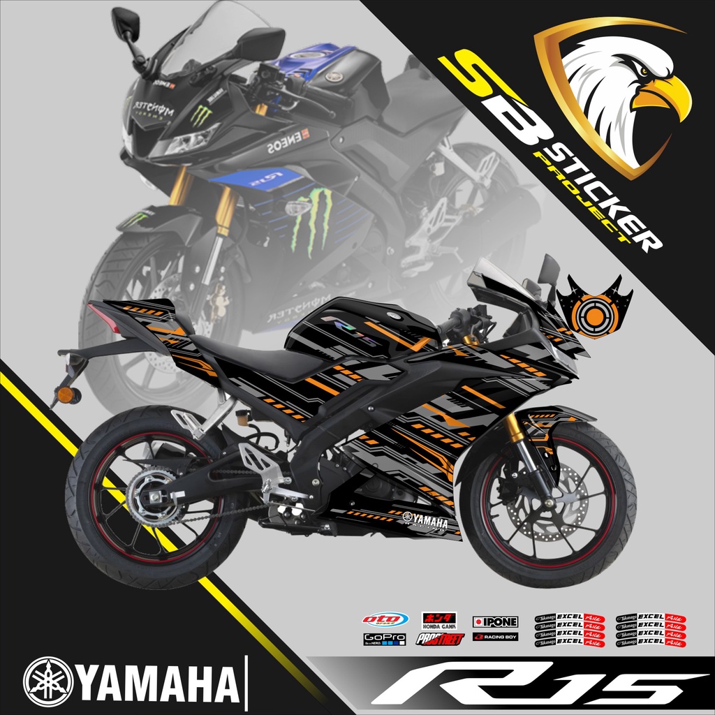 Jual STRIPING R15 V3 2017-2021 STRIPING HOLOGRAM YAMAHA R15 V3