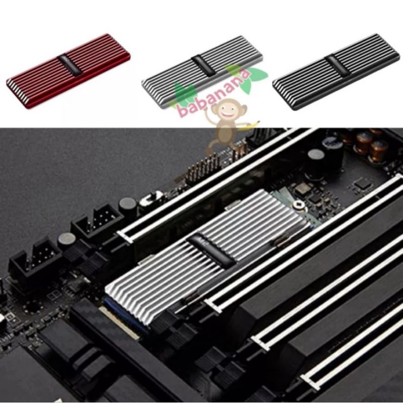 Barrow Heatsink M.2 2280/22110 Full Cover Display OLED Nero