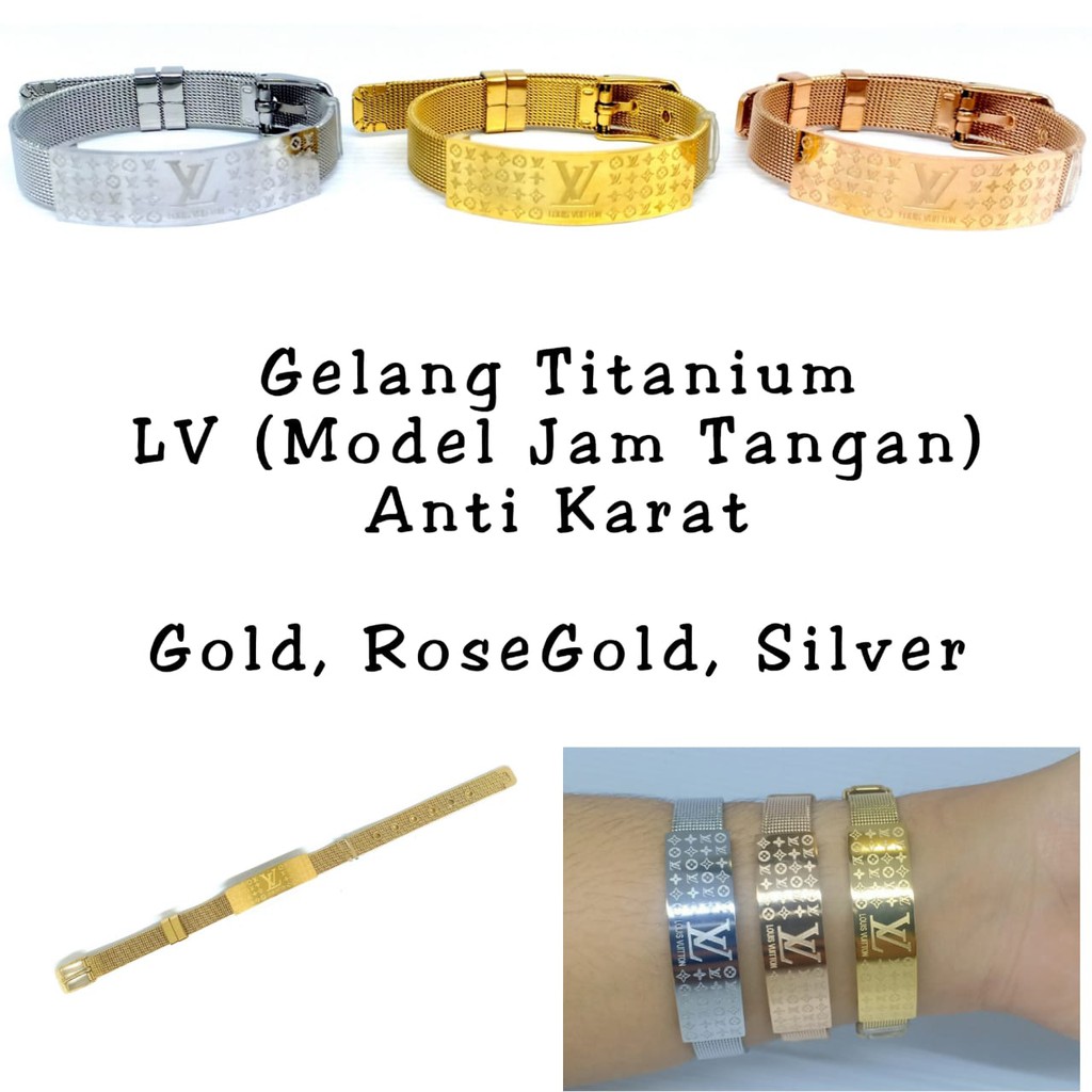 Gelang titanium LV