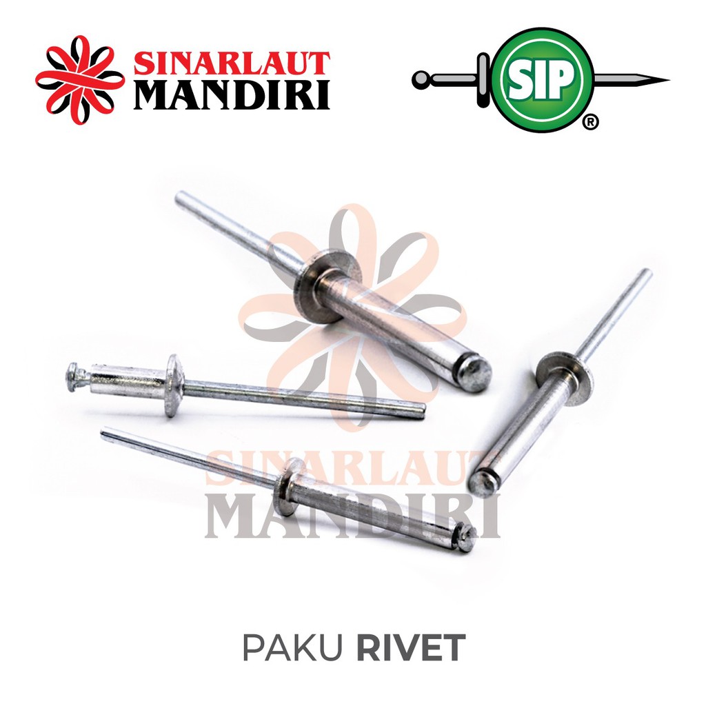 Jual Paku Rivet / Blind Rivet 635 SIP 4.8 x 9.5 MM | Shopee Indonesia