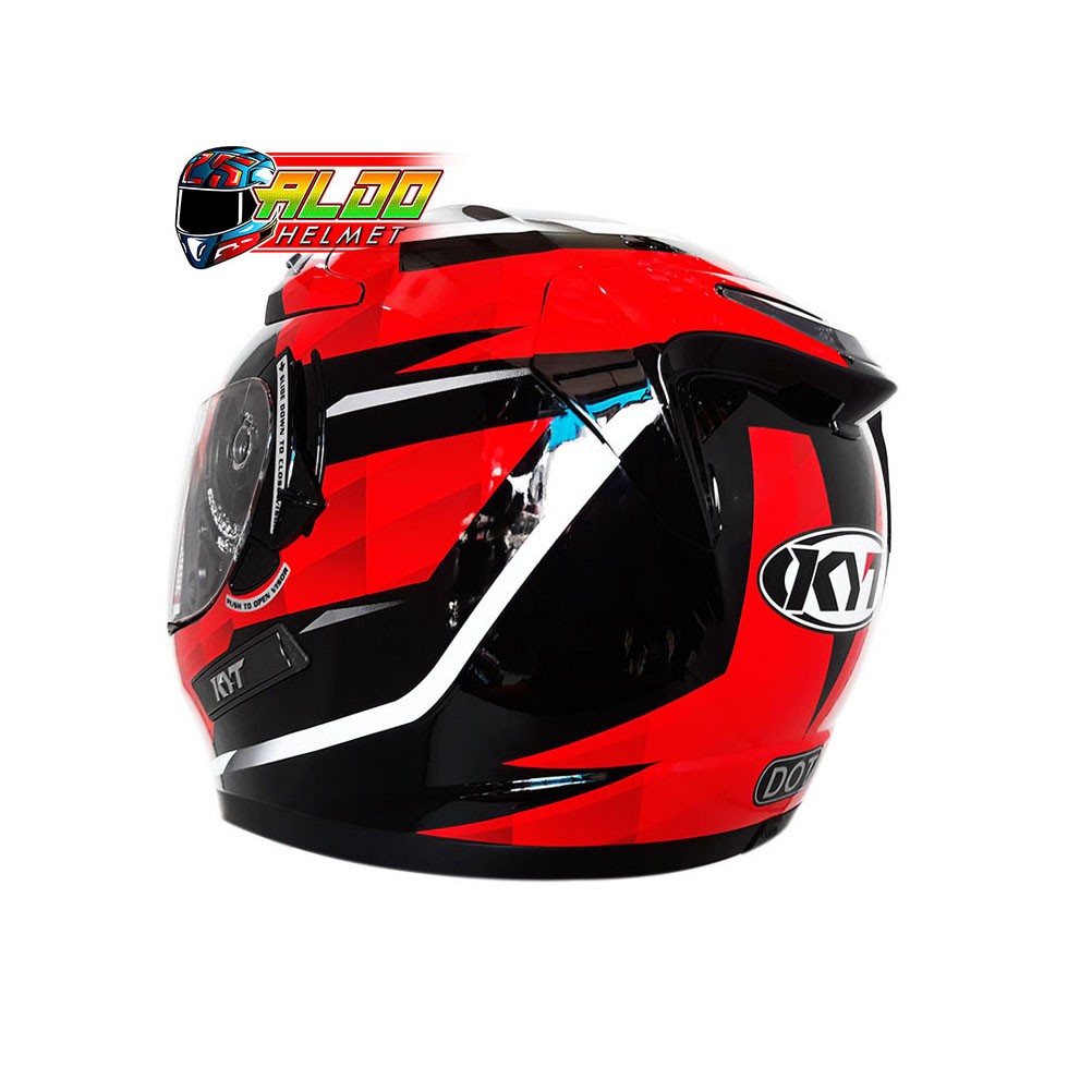 Jual HELM KYT K2 RIDER MOTIF DIAMOND BLACK RED | kyt | helm | KYT K 2 ...