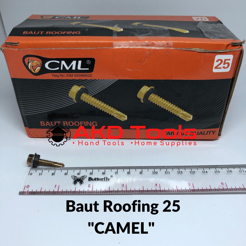 Jual (PER DUS) Baut Roofing / Skrup Sekrup Ruping / Rufing 2, 3, 4, 5 ...