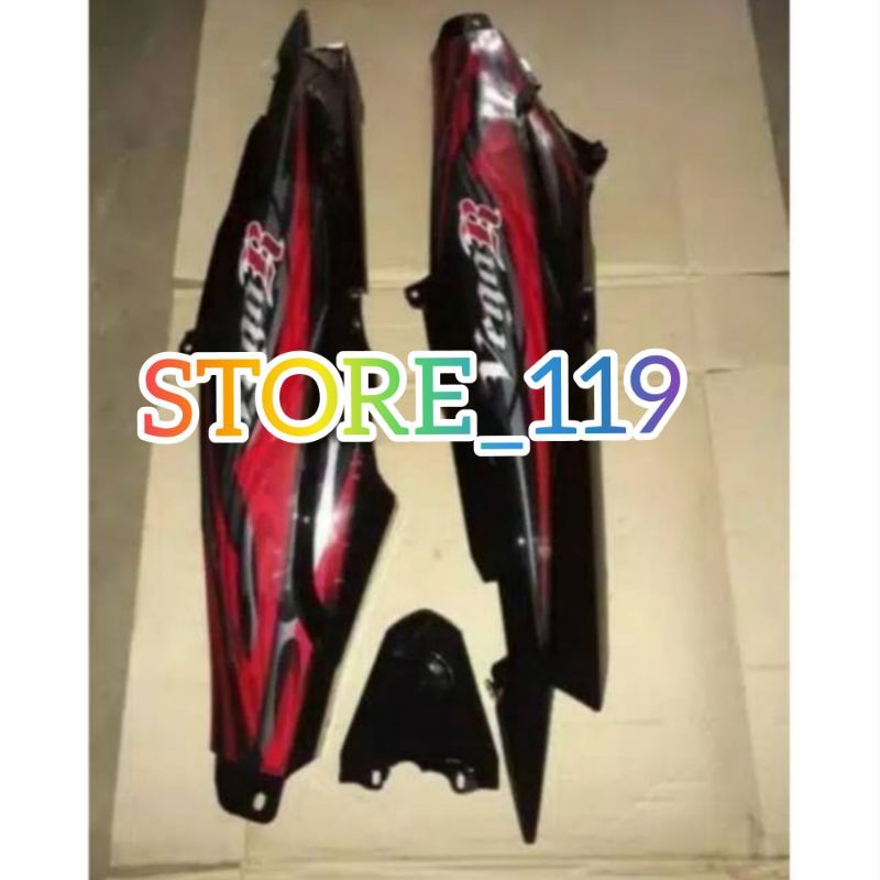 Jual BODY BELAKANG VEGA R NEW HITAM PLUS STRIPING | Shopee Indonesia
