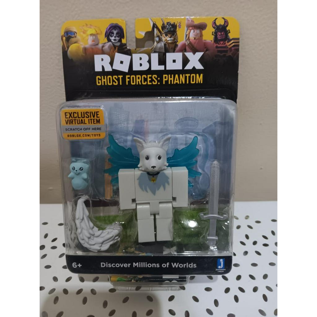 Roblox Action Collection - Phantom Forces: Ghost Figure Pack [Includes  Exclusive Virtual Item] 