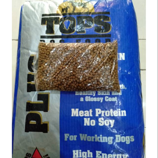 Tops plus hot sale dog food