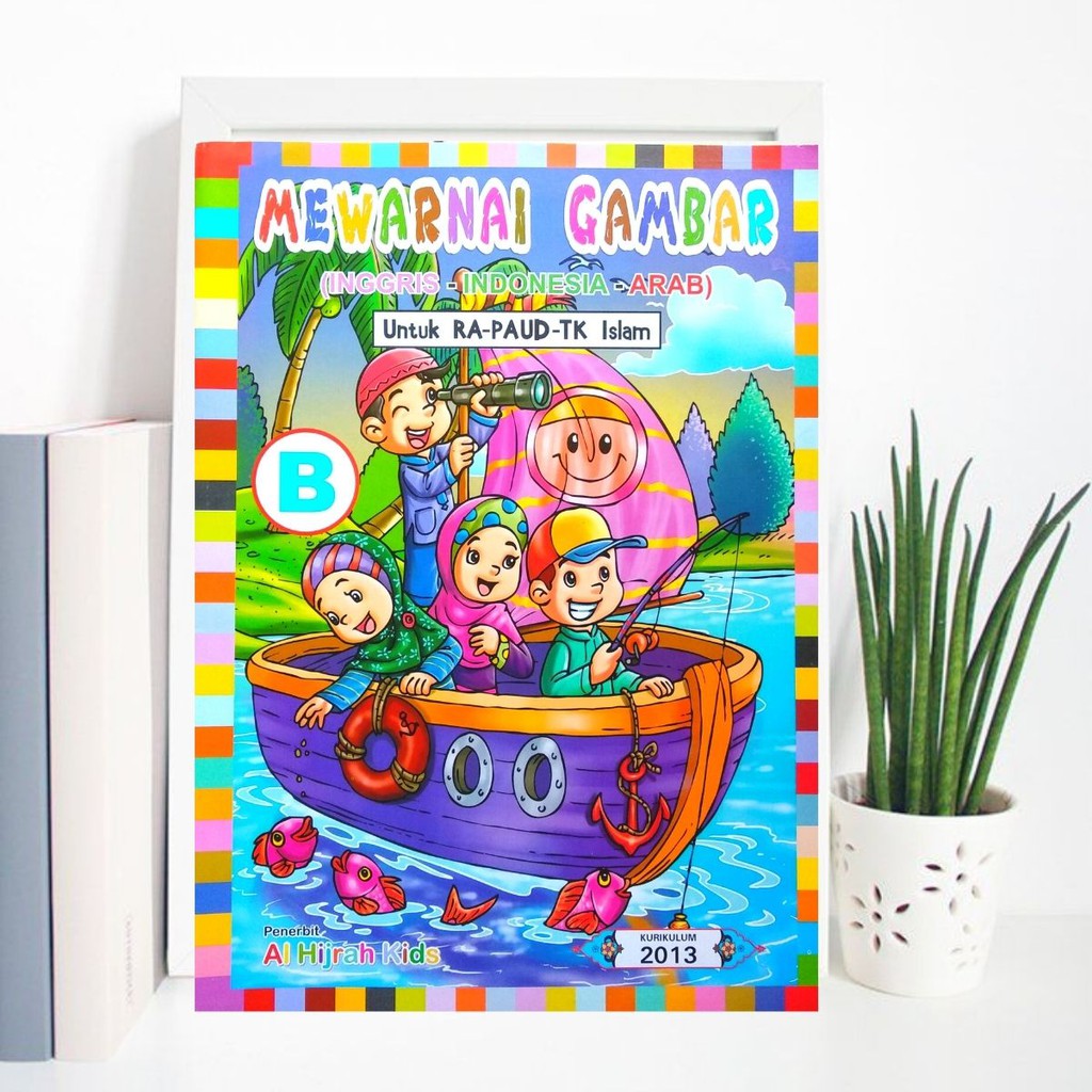 Jual Buku Islami Mewarnai Anak TK-RA PAUD Mewarnai Gambar Jilid B ...