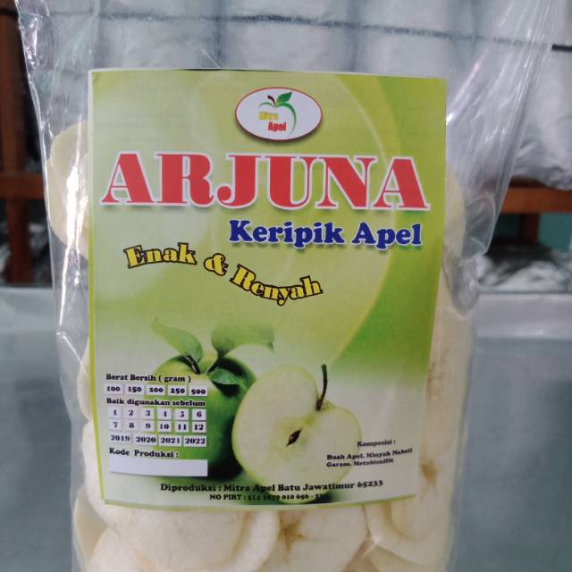 Jual Keripik Kripik Buah Apel Oleh Oleh Khas Kota Malang Ukuran 250gr