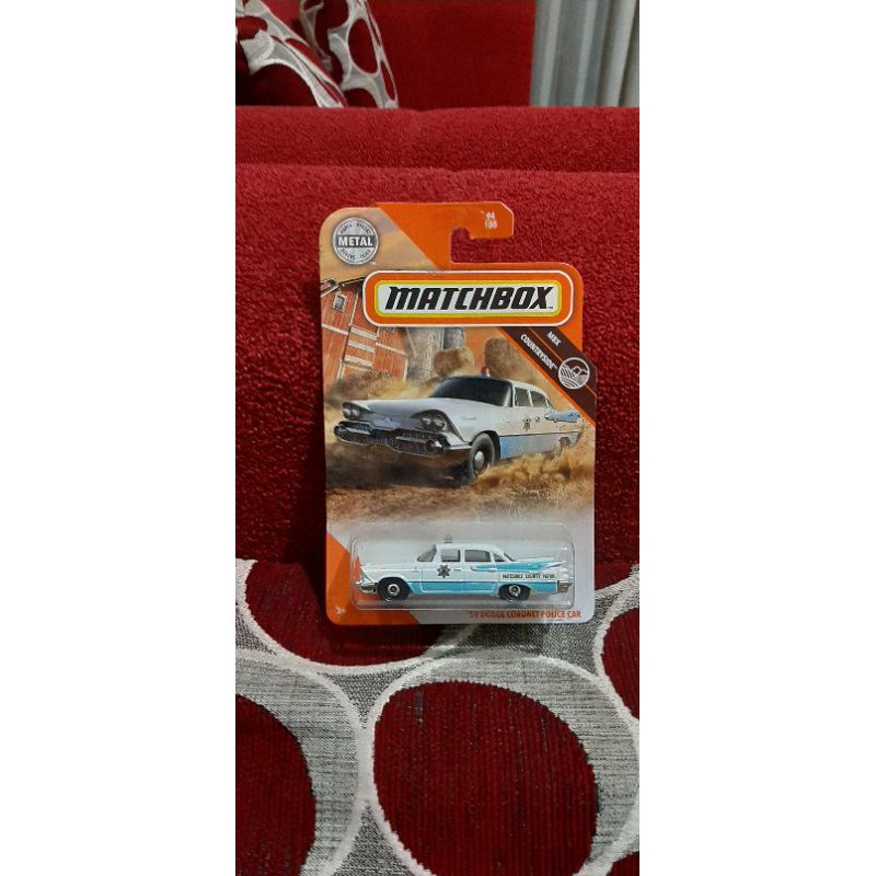 Jual Matchbox 59 Dodge Coronet Police Car | Shopee Indonesia