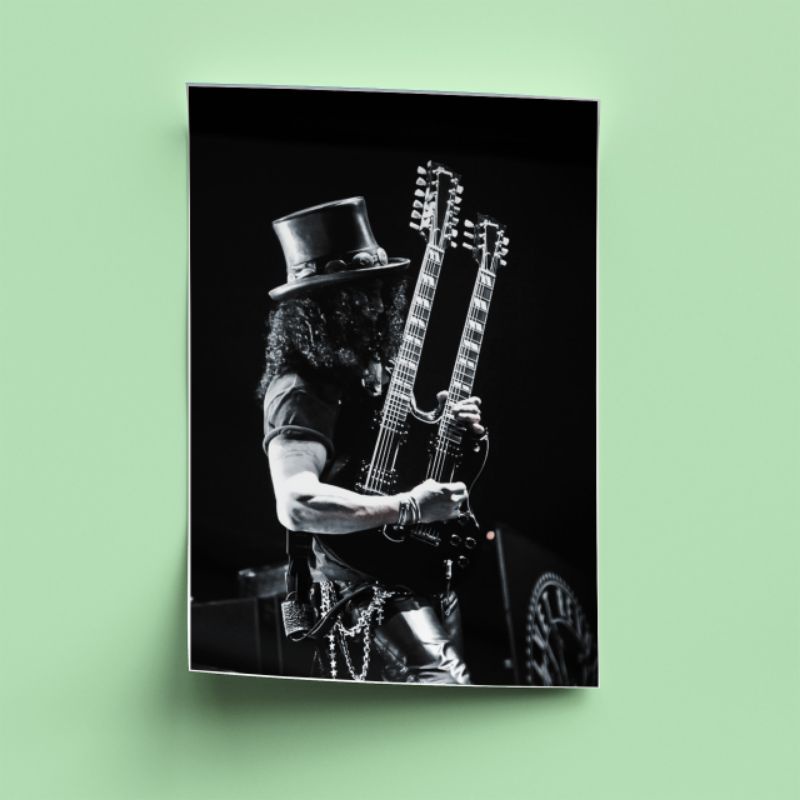 Jual Poster Slash M28 / Poster Gun N'Roses / Poster Musik / Poster A3 ...