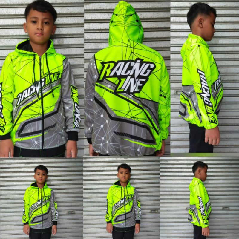 Jual Jaket Racing Line Anak Usia 7 sampai 12 Tahun | Shopee Indonesia