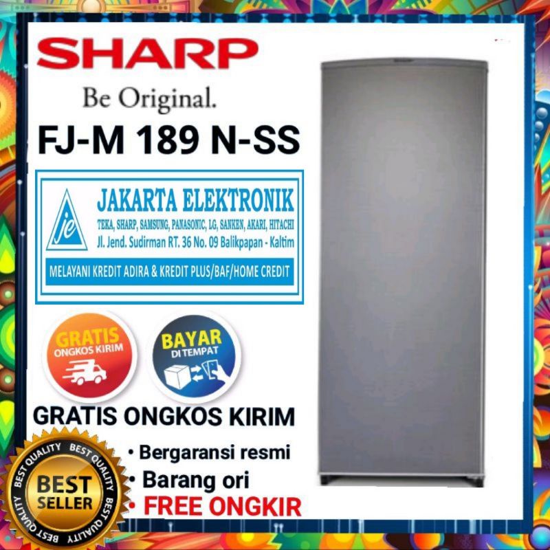Jual SHARP FREEZER PRODUKSI ES BATU 6RAK FJ-M189N-SS | Shopee Indonesia