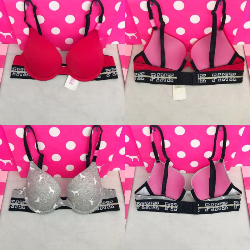 Jual Victoria Secret Pink Bra Push Up Level 2 32b 11142949 Shopee Indonesia 3982