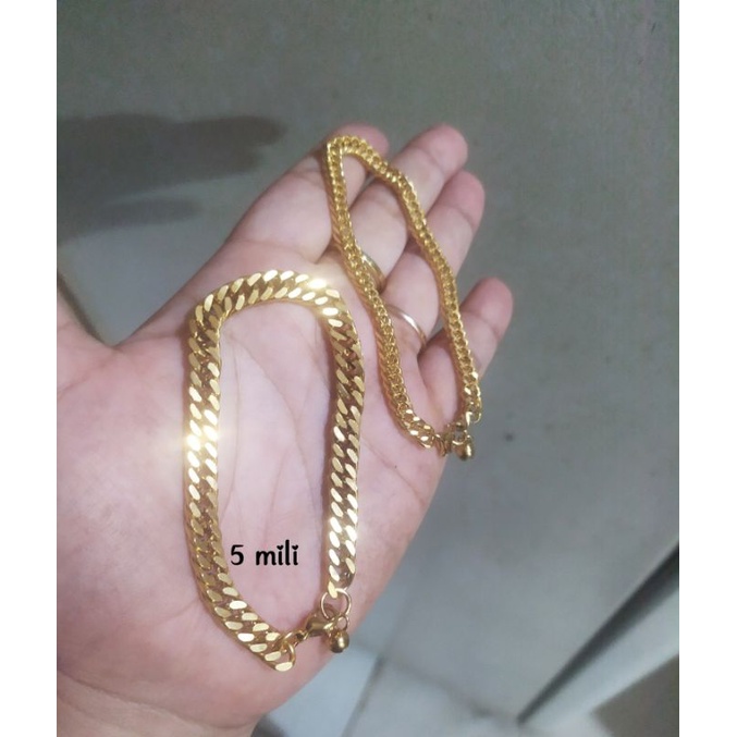 GELANG TITANIUM ASLI 100℅, WARNA AWET TAHAN LAMA TDK HITAM ANTI KARAT  SELAMANYA