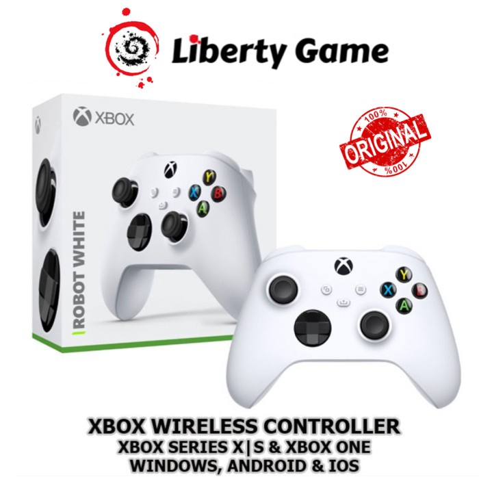 Jual Xbox One Series S X Stik Stick Controller Wireless Robot White Shopee Indonesia