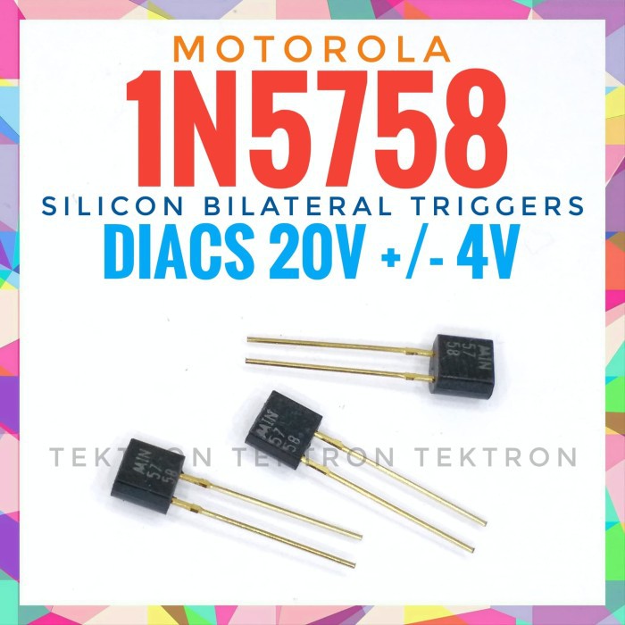 Jual Motorola 1N5758 silicon bilateral triggers Diacs 20V +-4V diac ...