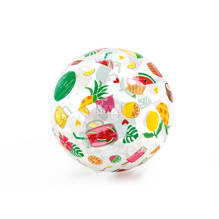 Jual INTEX Mainan anak Bola Pantai Lively Print Beach Balls 51cm kode ...