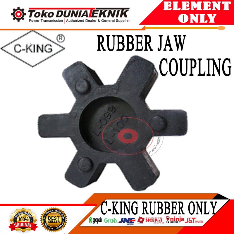 Jual C-KING RUBBER ONLY L095 JAW COUPLING C KING ELEMENT ONLY | Shopee ...