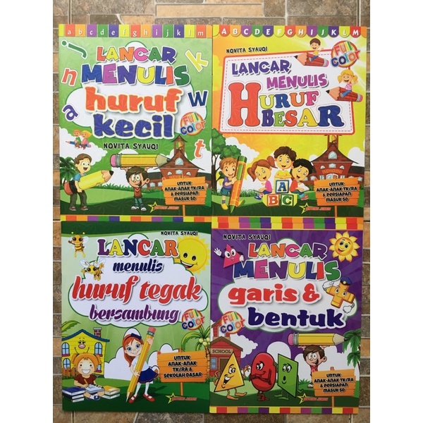 Jual Buku TK / PAUD / RA Lancar Menulis Huruf Kecil . Lancar Menulis ...