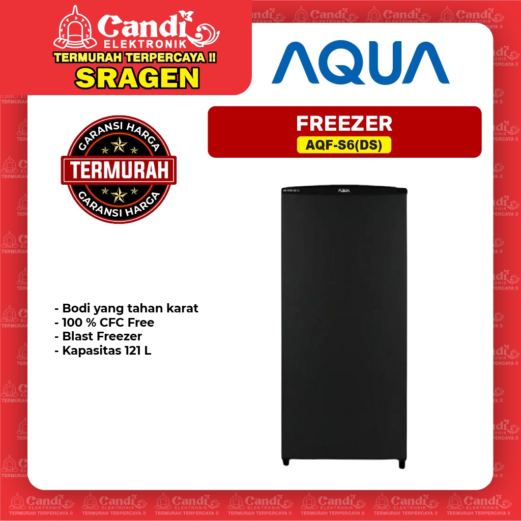 Jual Aqua Standing Freezer Rak Aqf S Ds Shopee Indonesia