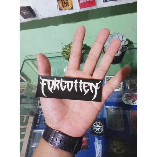 Jual Sticker Band Logo (FORGOTTEN) | Shopee Indonesia