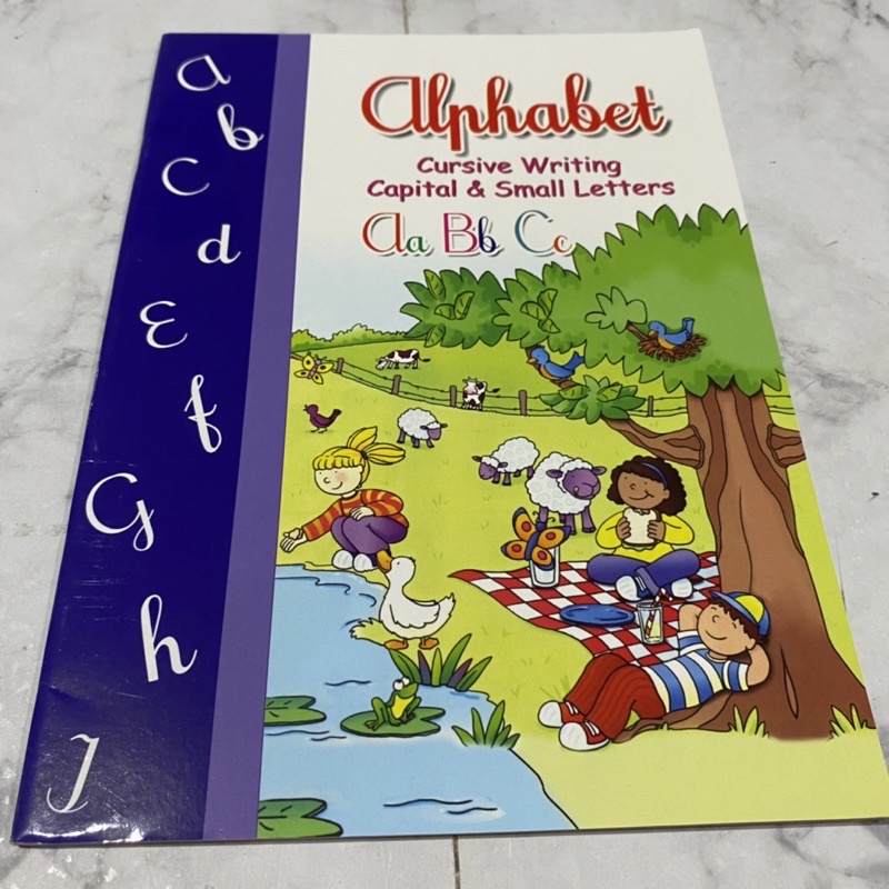 Jual Buku Latihan Menulis Huruf Sambung Abc Huruf Alfabet Alphabet Anak ...