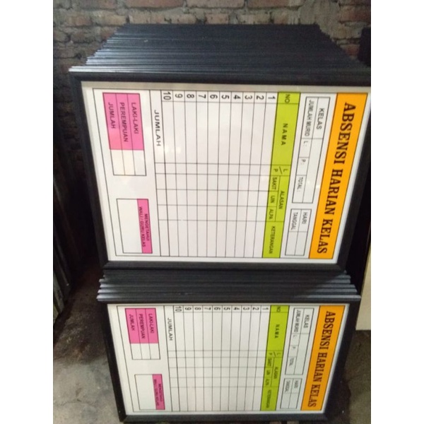Jual Papan Absen Terlengkap & Harga Terbaru Juli 2026 | Shopee Indonesia