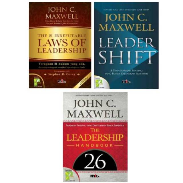 Jual Buku The 21 Irrefutable Laws , The Leadership Handbook Leadershift ...