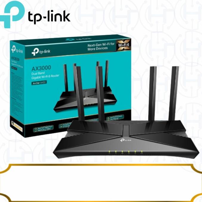Jual Router Tp Link Archer Ax50 Ax3000 Dual Band Dedekmart11 | Shopee ...