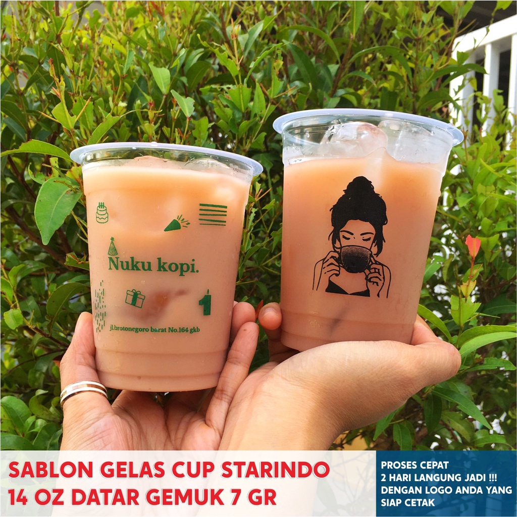 Jual Sablon Gelas Cup Starindo 14 Oz Gemuk Kualitas Tebal 7 Gram Berkualitas Shopee Indonesia 2752