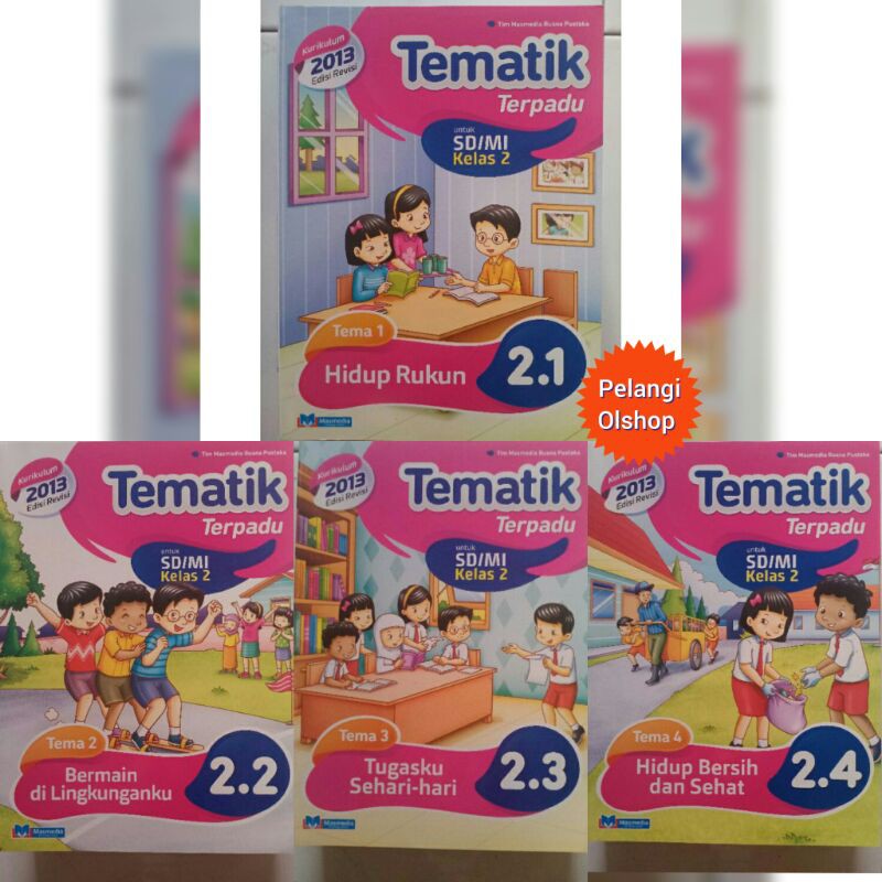 Jual Buku Tematik Terpadu Sd Mi Kelas Tema Revisi K N