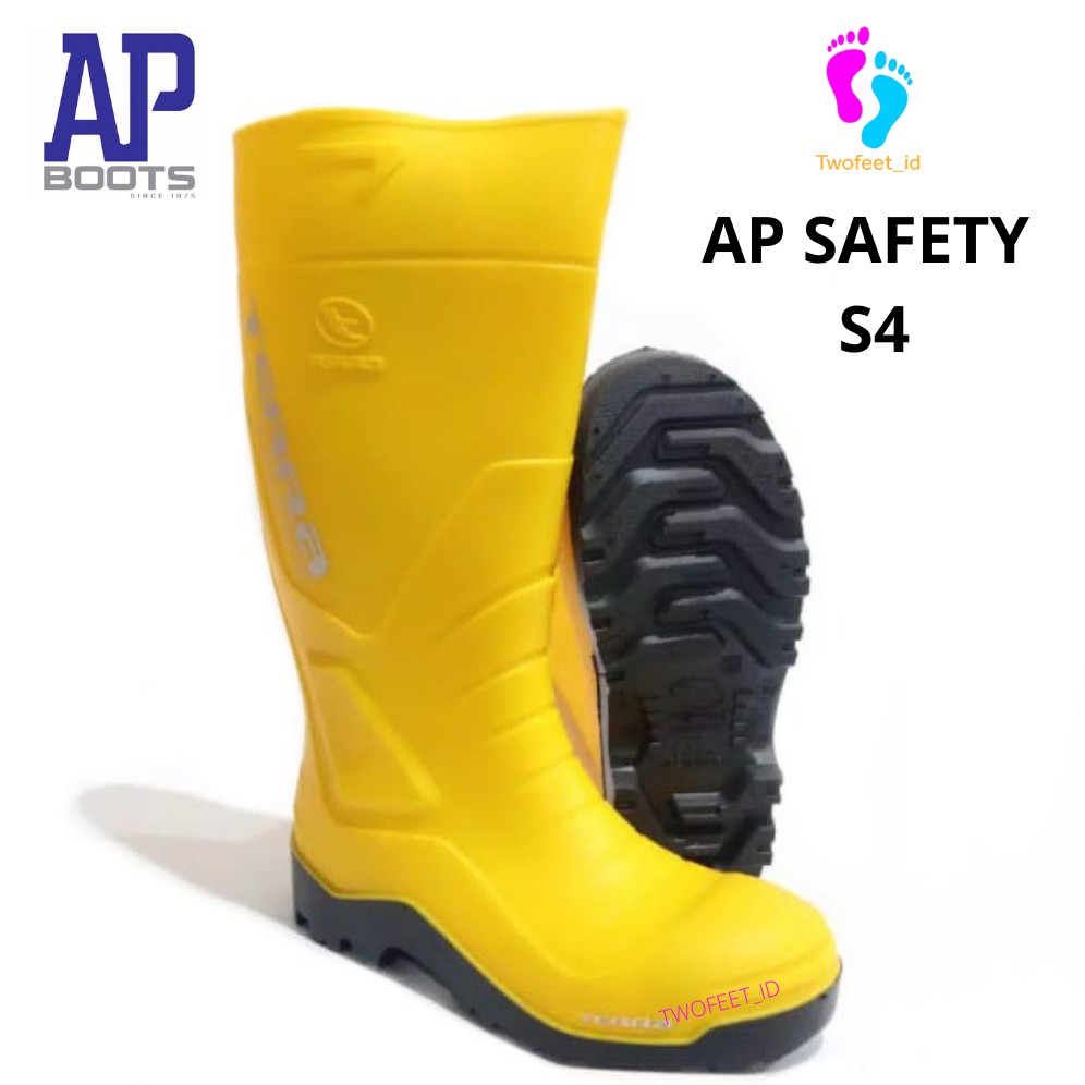 Jual AP TERRA SAFETY S4 39 43 YELLOW SEPATU BOOT SAFETY KARET